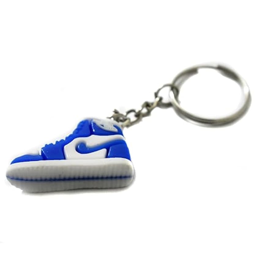SPIRACLE FIZA Jordan Zapatos con llavero de goma de fútbol pequeño y ligero para llaves de bicicleta/niños/niños/hombres/mujeres/niños/niños/niñas, el mejor artículo de regalo coleccionable 1, como se J1Q11qCi