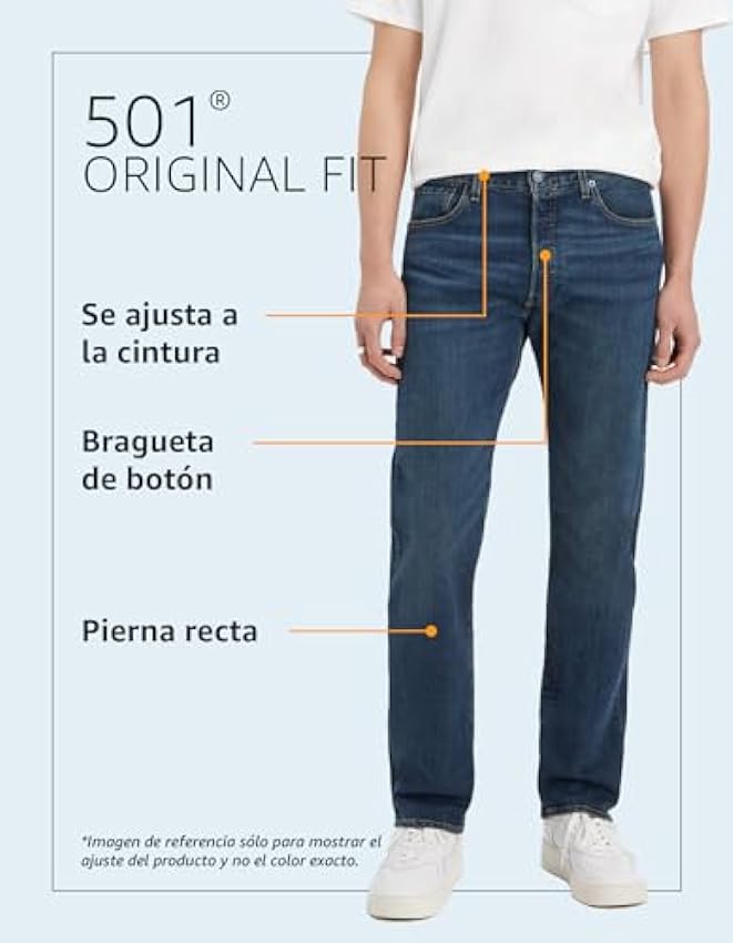 Levi´s 501 Original Fit V.5 Jeans para Hombre Ov56vxLv