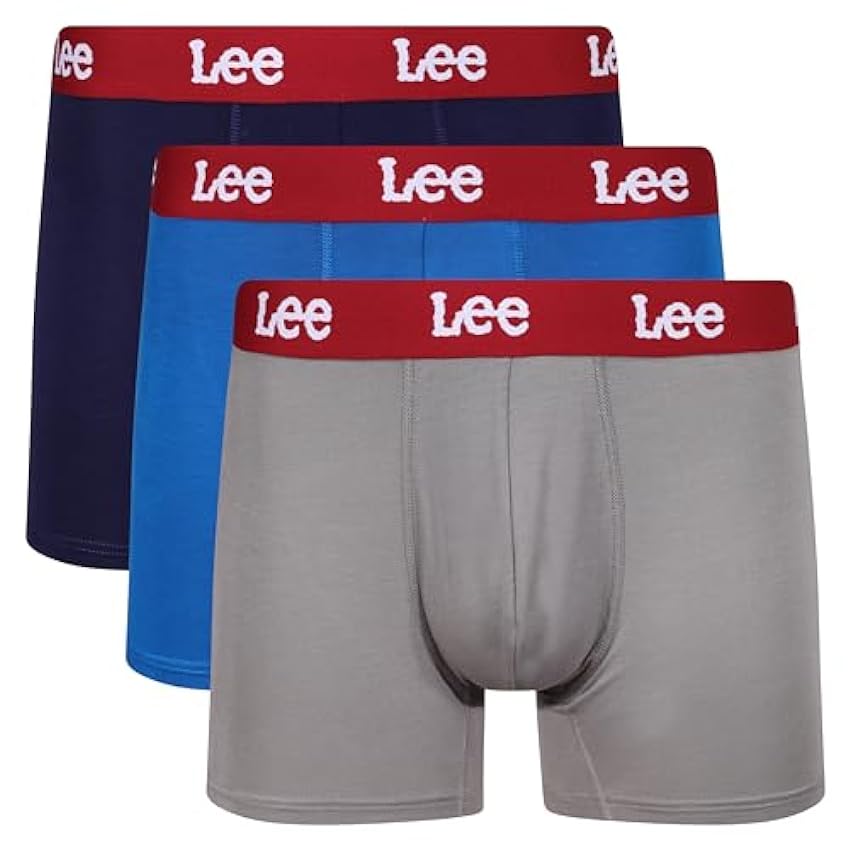 Lee Men´s Boxers In Navy/Grey/Blue | Ultra Soft Vi