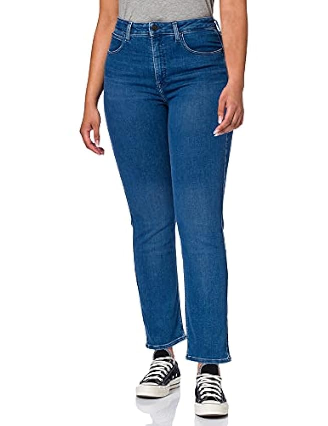 Lee Classic Straight Plus Jeans para Mujer ftrEW4UT