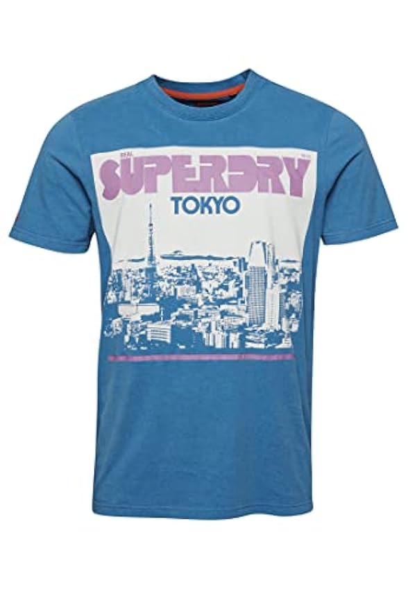 Superdry Vintage Photographic tee Camisa para Hombre A2EFei4E