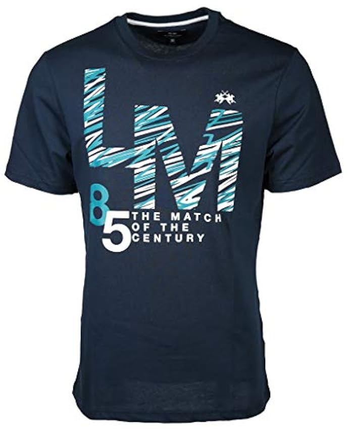 La Martina Man T-Shirt S/S Co Jersey Camiseta de Tirantes para Hombre I1JGS4eY