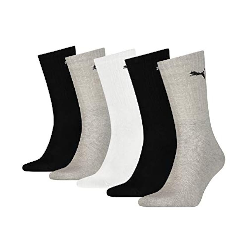 PUMA Crew Sock Calcetines (Pack de 5) Unisex Adulto FrVv8J6X